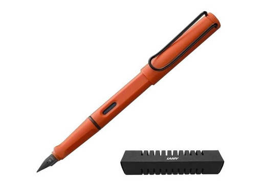 Ручка перьевая Lamy 041 safari EF цвет чернил синий цвет корпуса терракотовый (артикул производителя 4035676)